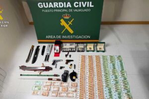Efectos incautados al grupo criminal