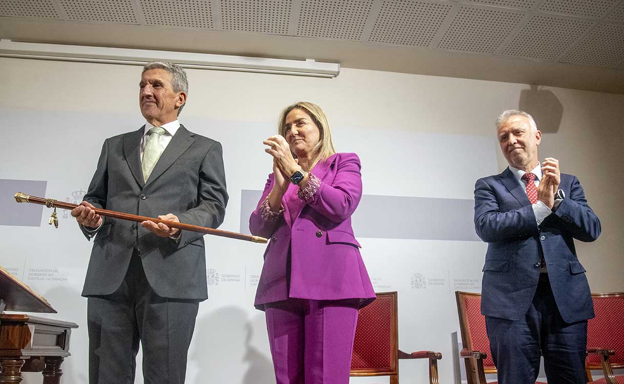 José Pablo Sabrido toma el bastón de mando en la Delegación del Gobierno en Castilla-La Mancha.