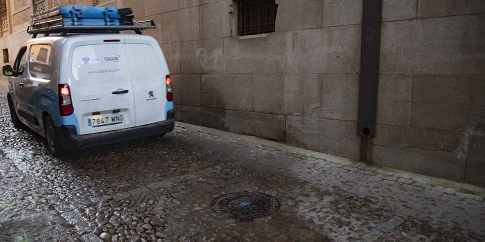 tagus, calle Doncellas, alcantarilla