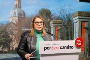 La presidenta de la Ejecutiva provincial del PSOE de Toledo, Tita García Élez.