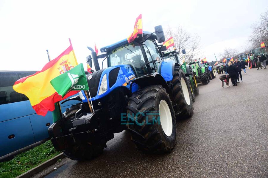 Cinco columnas de tractores entrarán en Madrid en la protesta de agricultores, una desde Guadalajara