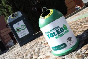 Nuevos contenedores del ‘Plan Integral Toledo Recicla Vidrio’.