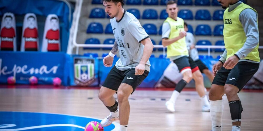 Último entrenamiento del Viña Albali Valdepeñas antes del partido. Foto: Viña Albali Valdepeñas.