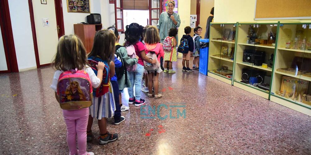 Inicio de curso 2025/26 en un colegio de Toledo. Foto: Rebeca Arango.