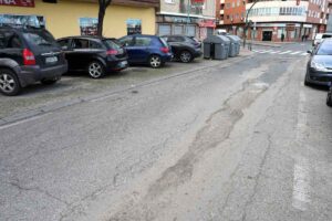 Una de las zonas de Santa Bárbara donde se va a acometer el plan de asfaltado.