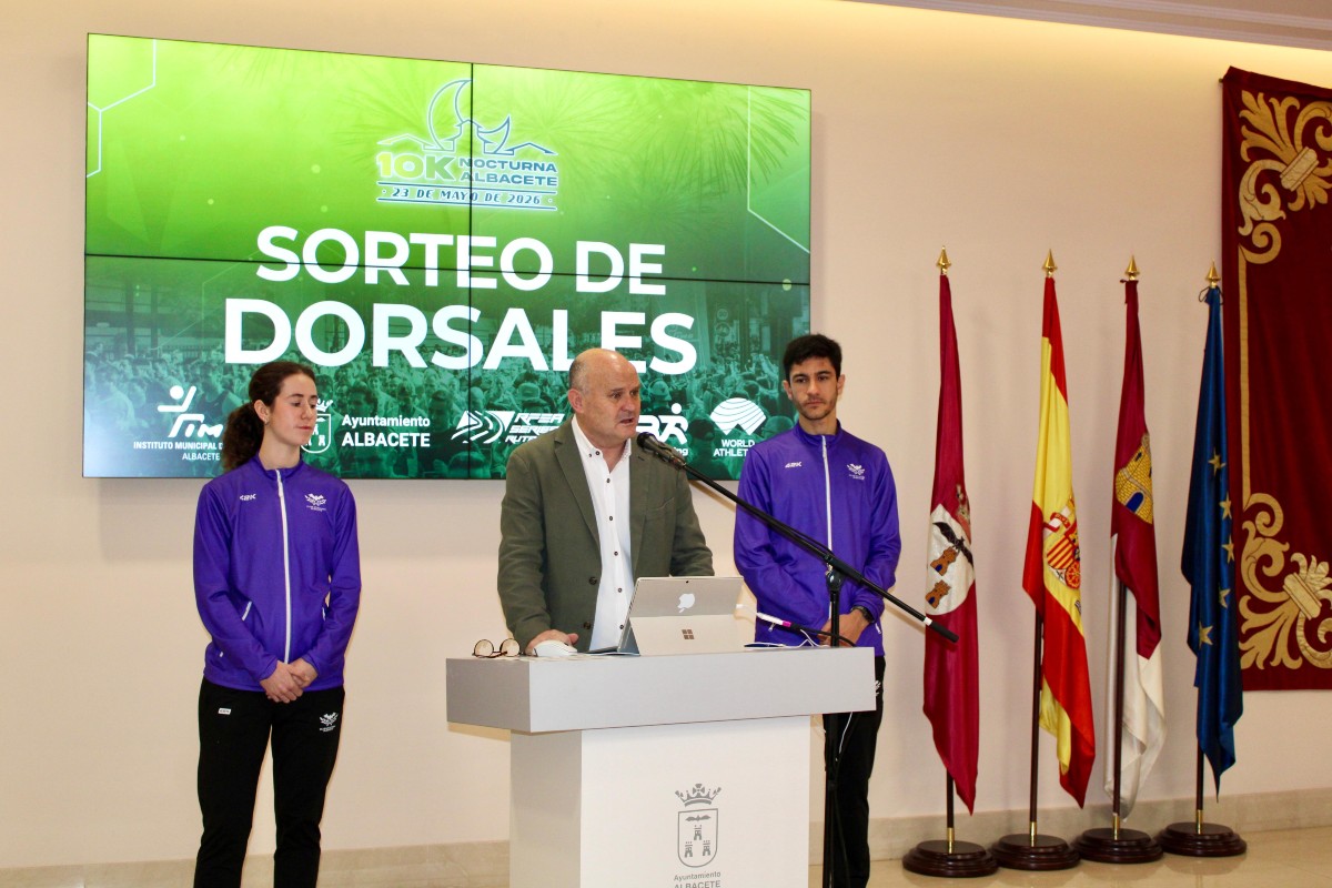 Sorteo de dorsales de la 10 K Nocturna de Albacete 2026