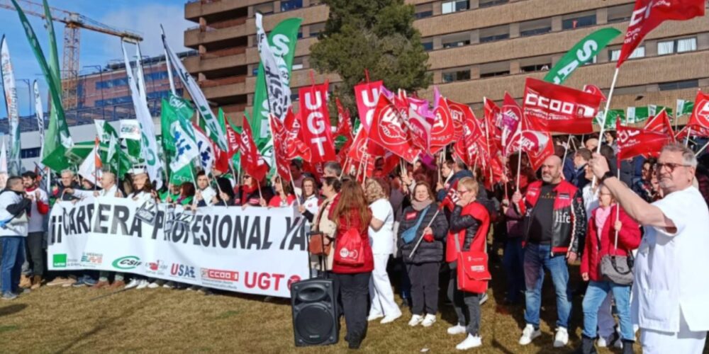 Exigen la carrera profesional sanitaria en el Hospital General Universitario de Albacete