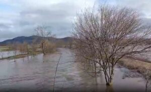 El río Bañuelos, a su paso por Fernán Caballero. Foto: CHG.
