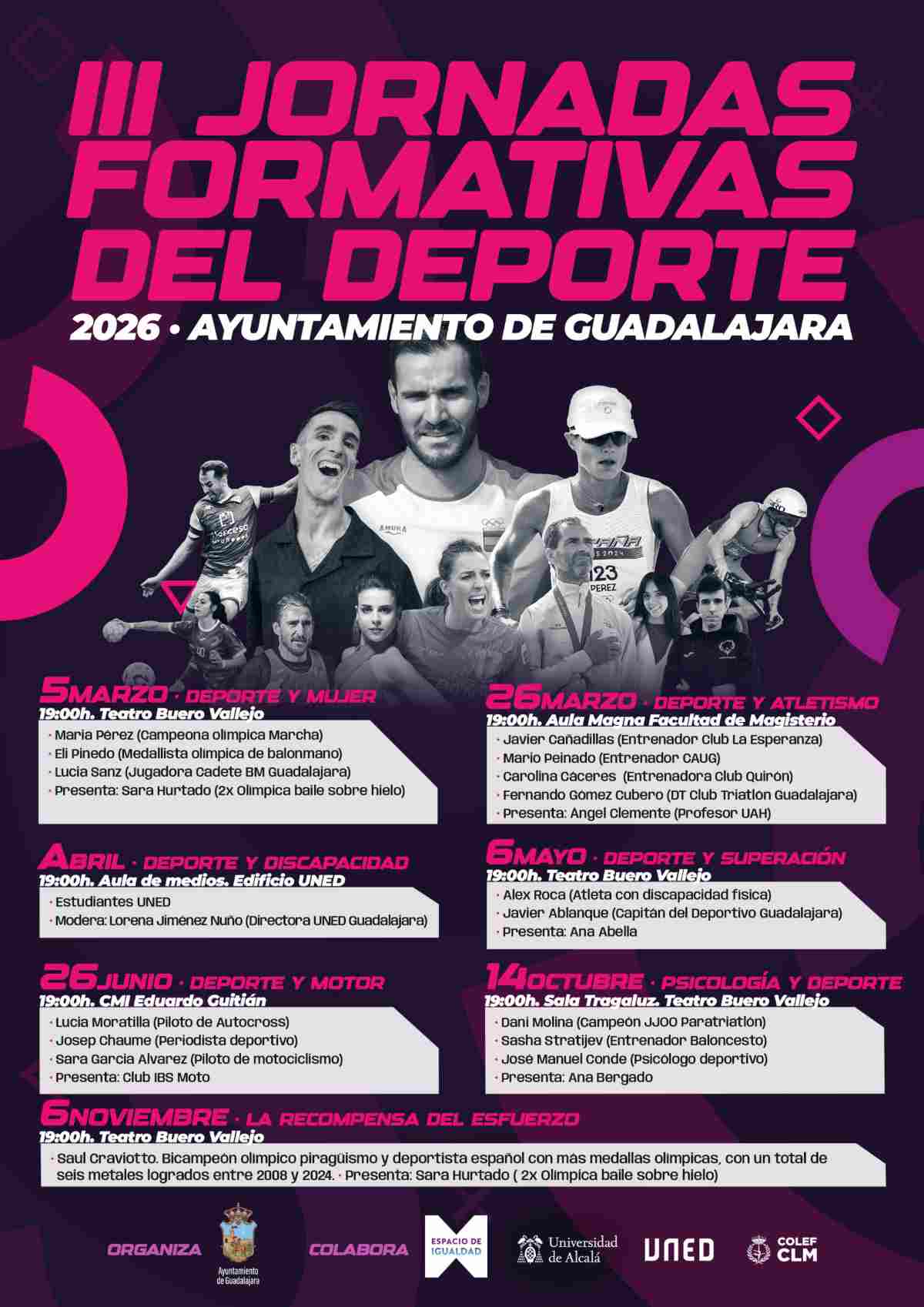 Cartel III Jornadas Formativas del Deporte 