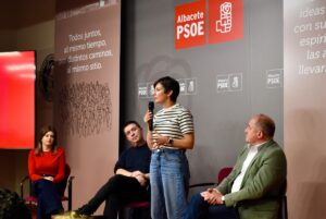 La ministra de Vivienda y Agenda Urbana, Isabel Rodríguez, en Albacete. Foto: PSOE