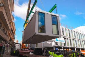 Montaje del hotel de Anro en Tomelloso