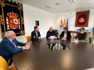 ASAJA Ciudad Real con subdelegado del Gobierno
