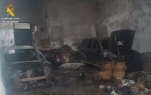 Incendio en una vivienda de Madrigueras. Foto: Guardia Civil