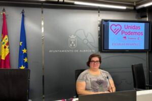 Portavoz de Unidas Podemos en Albacete, Nieves Navarro. Imagen de archivo