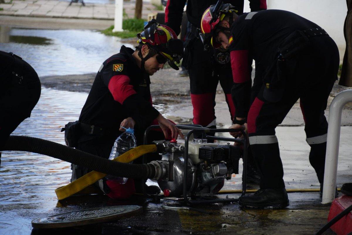 Imagen del despliegue de la UME