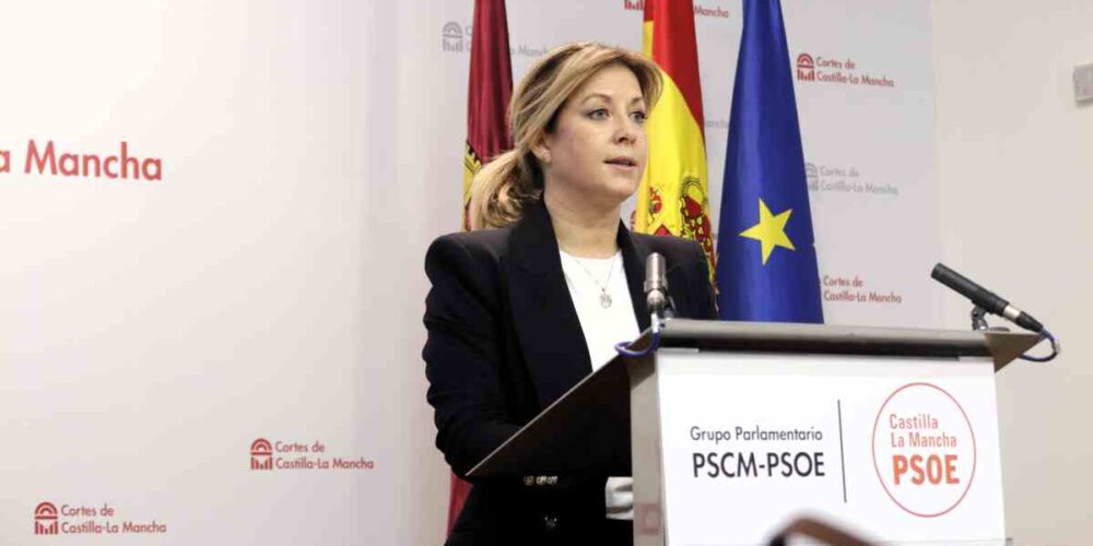 La portavoz del PSOE en las Cortes de Castilla-La Mancha, Ana Isabel Abengózar.