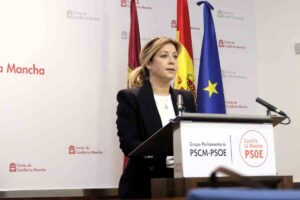 La portavoz del PSOE en las Cortes de Castilla-La Mancha, Ana Isabel Abengózar.