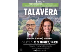 Cartel del acto de Vox en Talavera