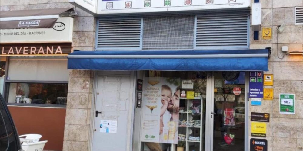 Administración de lotería de Ciudad Real que ha repartido el premio