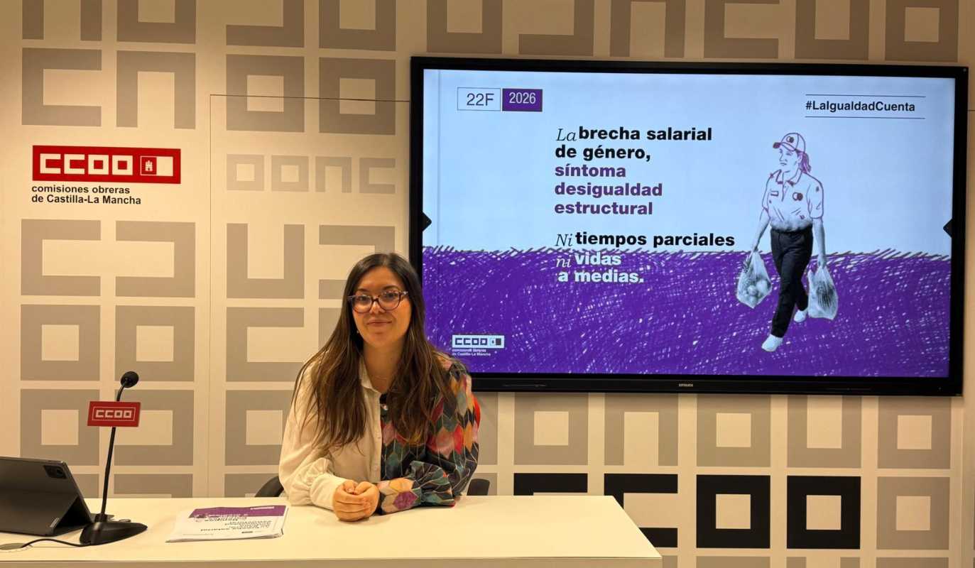 La secretaria de Mujeres, Igualdad y Juventud de CCOO, Ana Villaseñor.