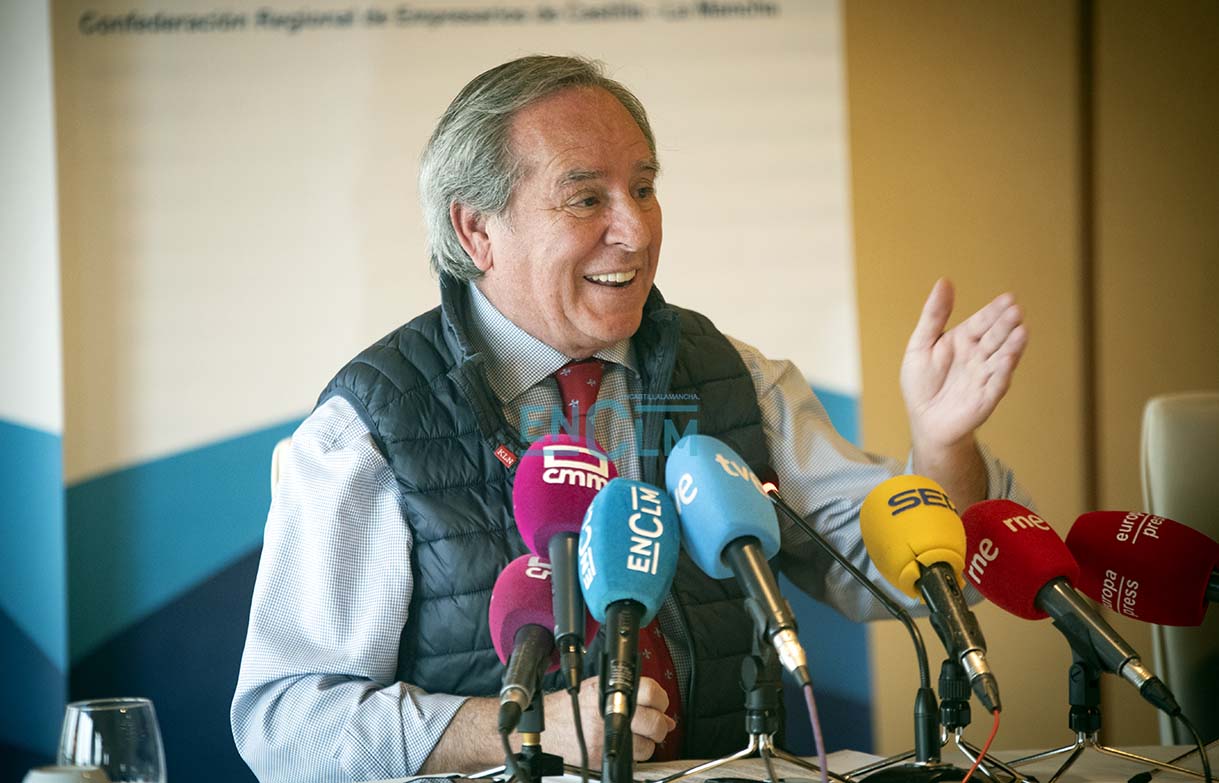 Ángel Nicolás, presidente de Cecam. Foto: Rebeca Arango.