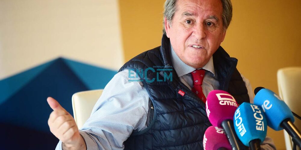 El presidente de Cecam, Ángel Nicolás. Foto: ENCLM/Rebeca Arango.