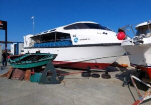 Foto de archivo del barco de Ciudad de Vascos.