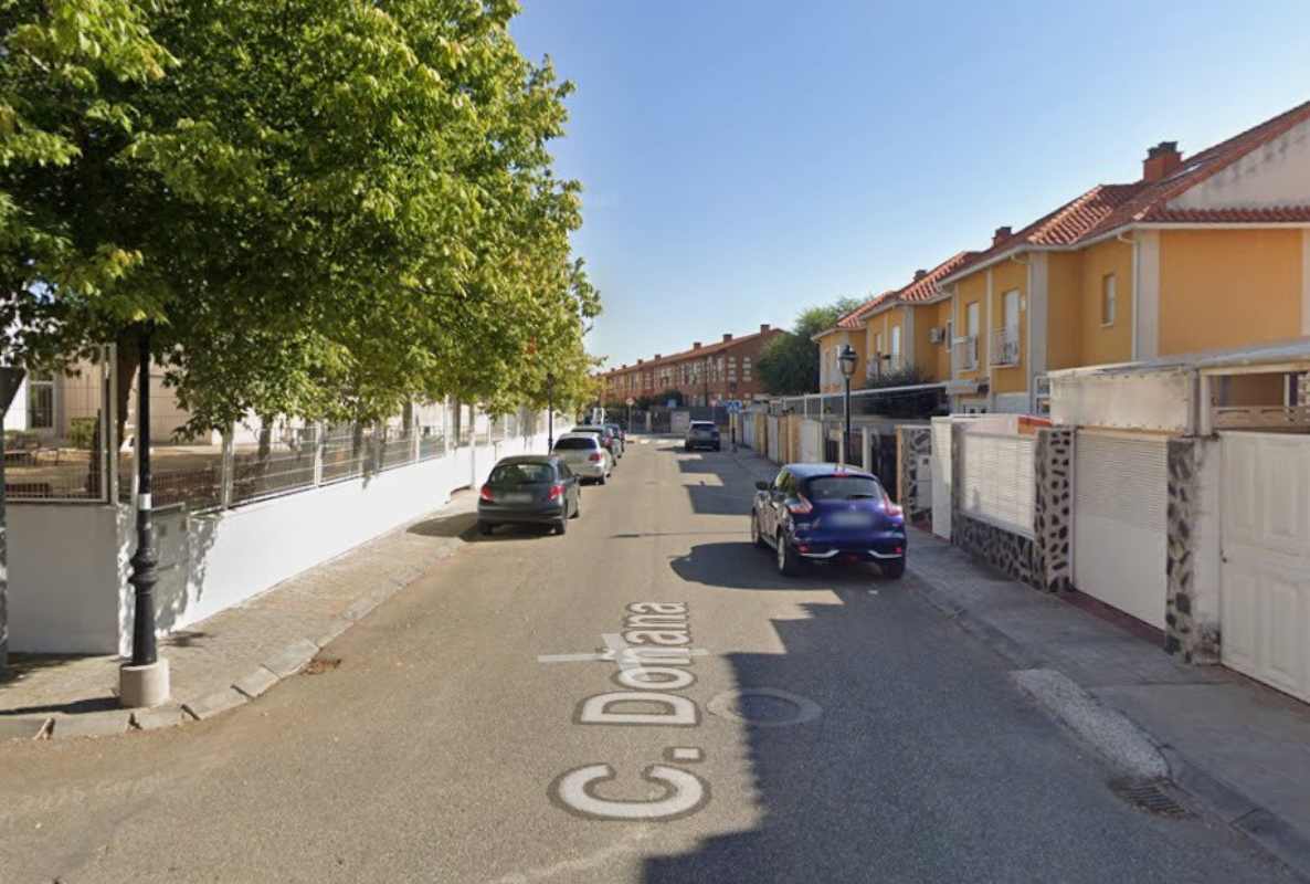 Calle Doñana, en Alovera (Guadalajara).
