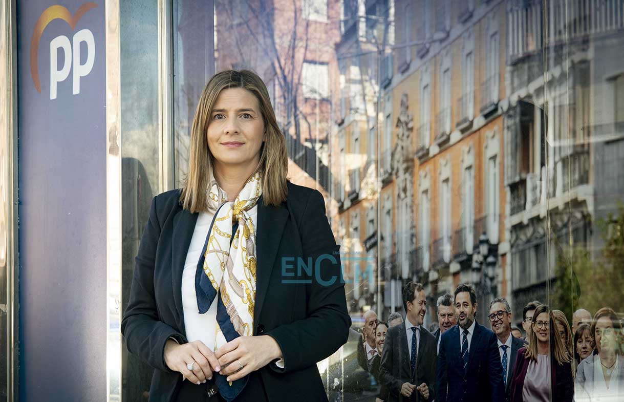 La secretaria general y portavoz parlamentaria del Partido Popular de Castilla-La Mancha, Carolina Agudo. Foto: Rebeca Arango.