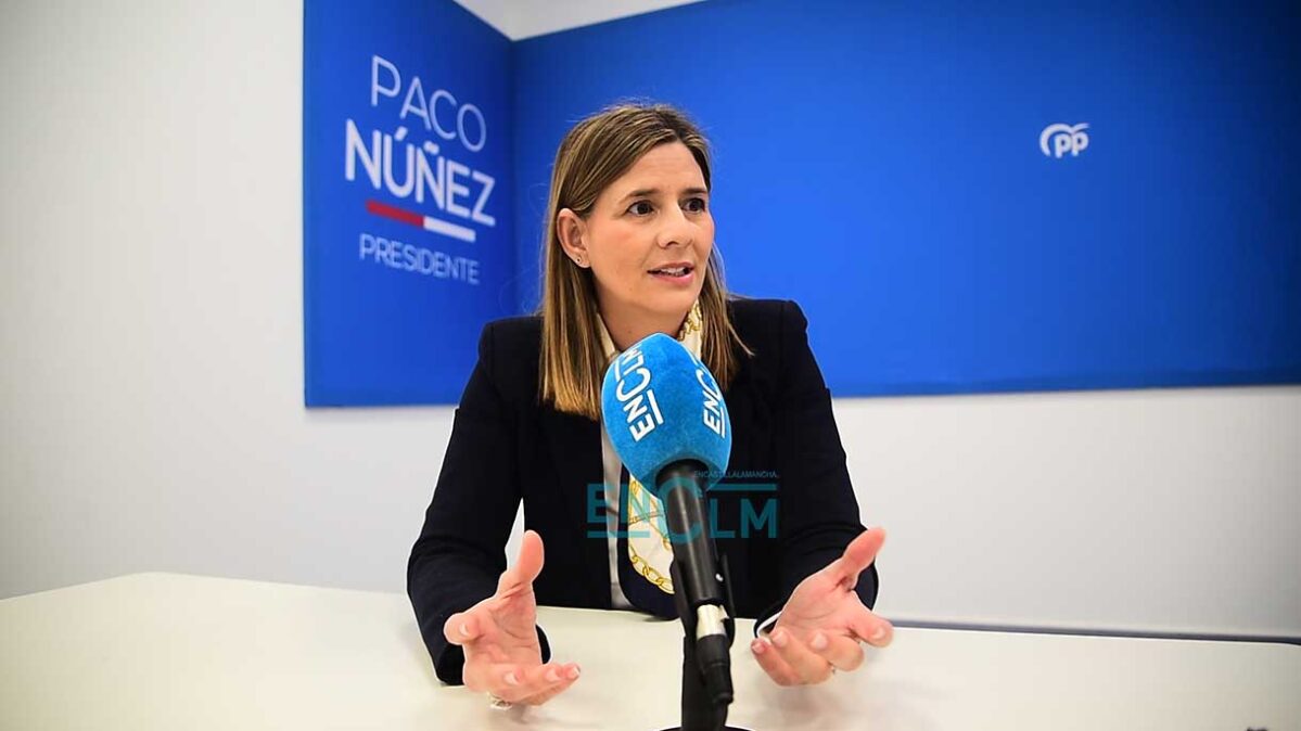 La secretaria general y portavoz parlamentaria del Partido Popular de Castilla-La Mancha, Carolina Agudo. Foto: Rebeca Arango.