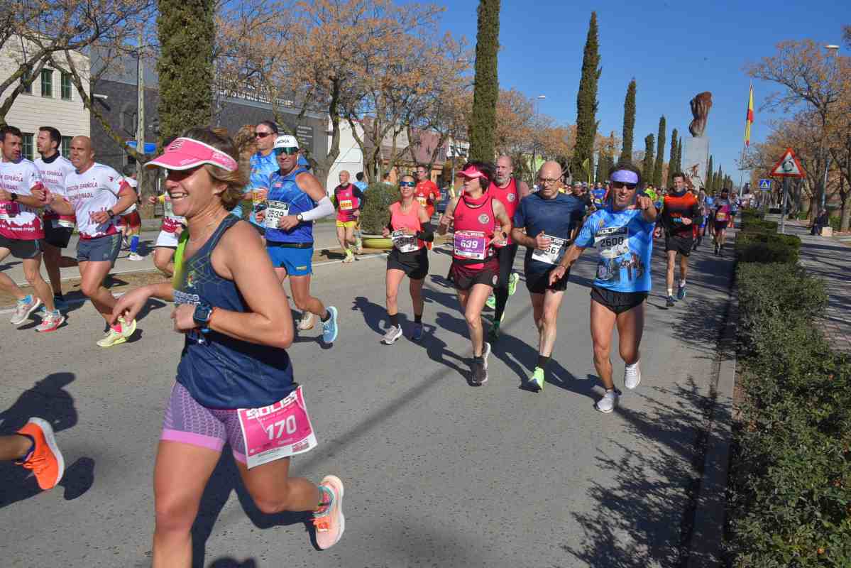 Foto de la Media Maratón de Valdepeñas del año pasado. Foto: Media Maratón de Valdepeñas.