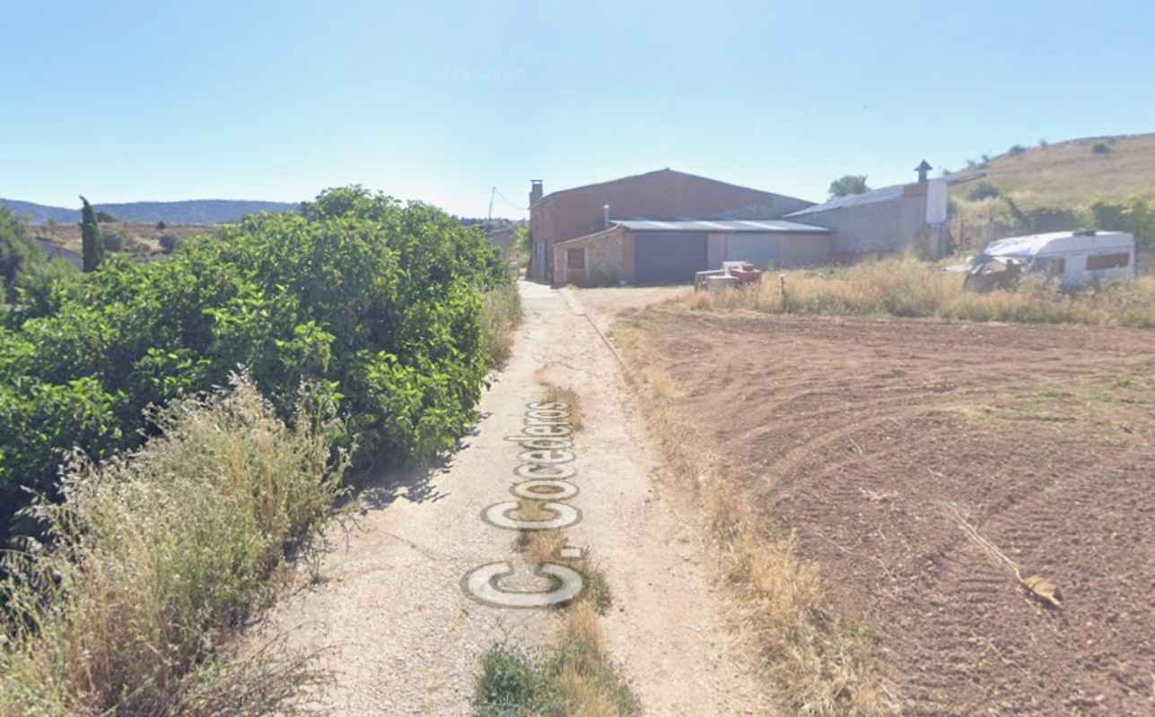 Incendio en una casa de la calle Cocederos, en La Travesía (Cuenca).