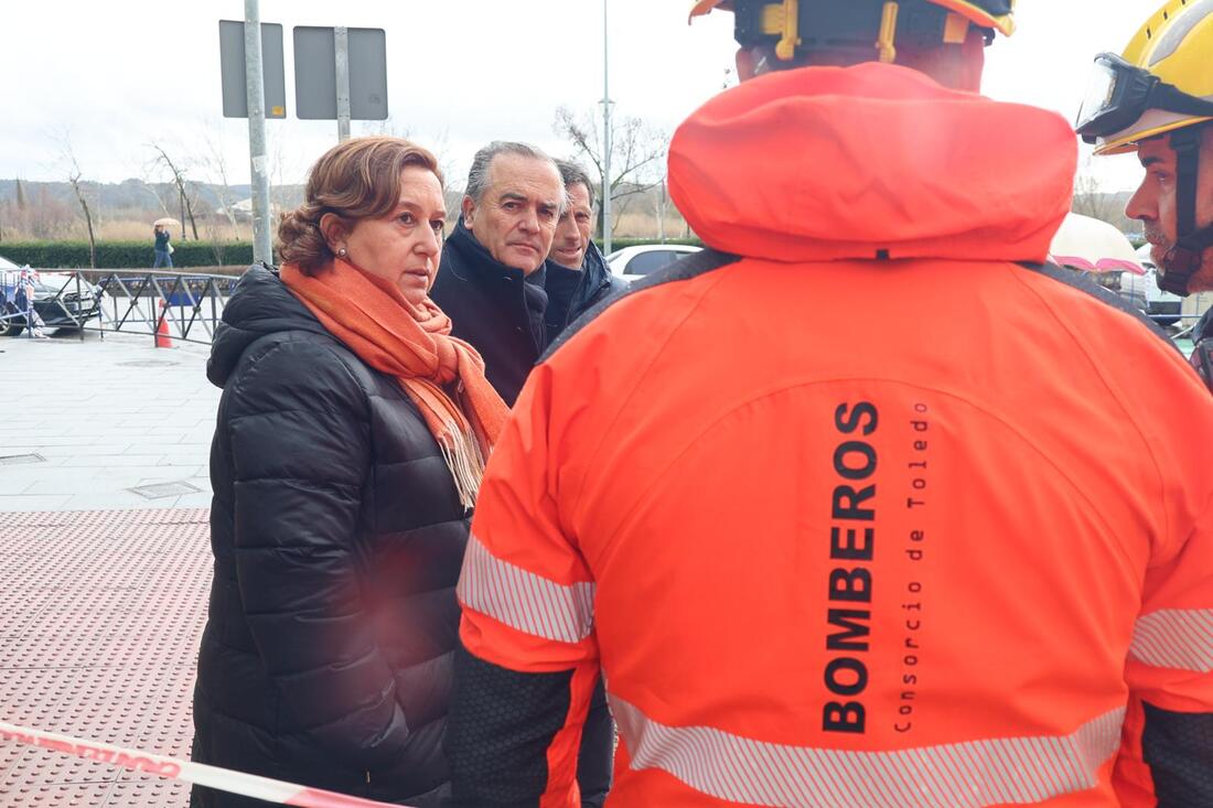 La presidenta de la Diputación de Toledo, Conchi Cedillo, ha ofrecido la ayuda y los recursos de la institución provincial para paliar los efectos de las