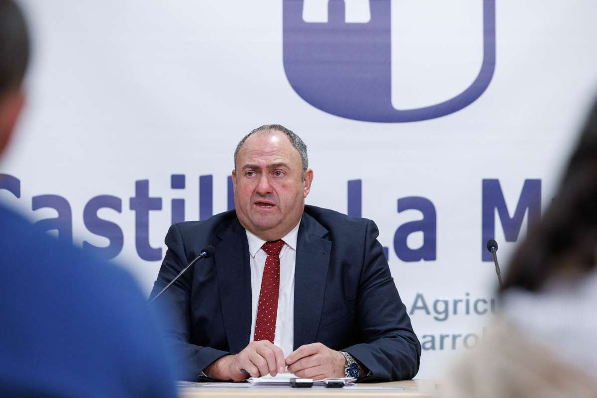 El consejero de Agricultura, Ganadería y Desarrollo Rural, Julián Martínez Lizán. (Fotos: D. Esteban González // JCCM)