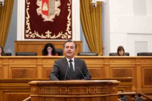 El presidente del Grupo Parlamentario de Vox, David Moreno.