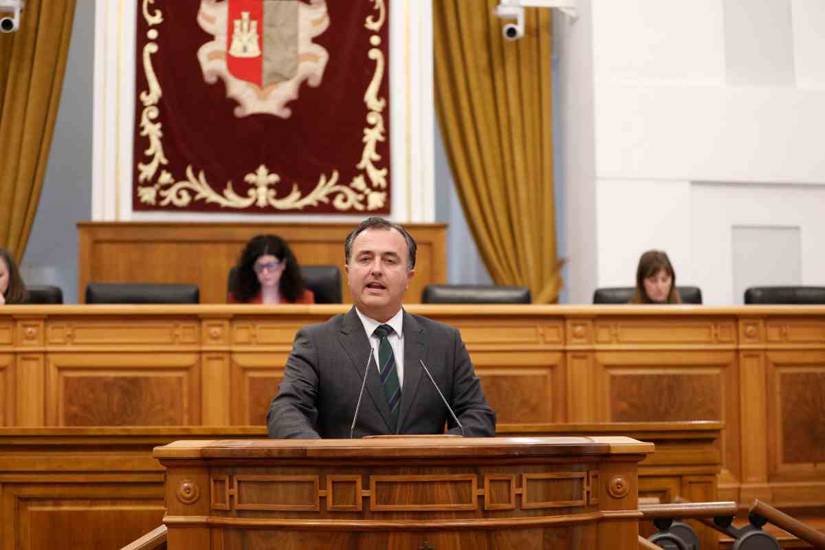 El presidente del Grupo Parlamentario de Vox, David Moreno.