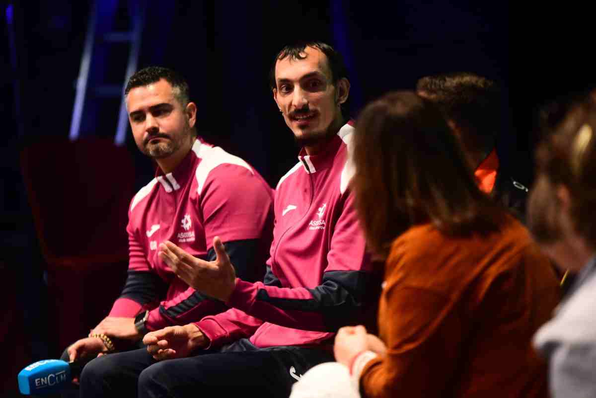 Miguel Arias y Gonzalo Requena (CD Asodisal). Foto: Rebeca Arango.