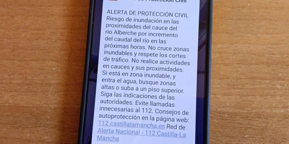 Imagen del Es-Alert recibido.