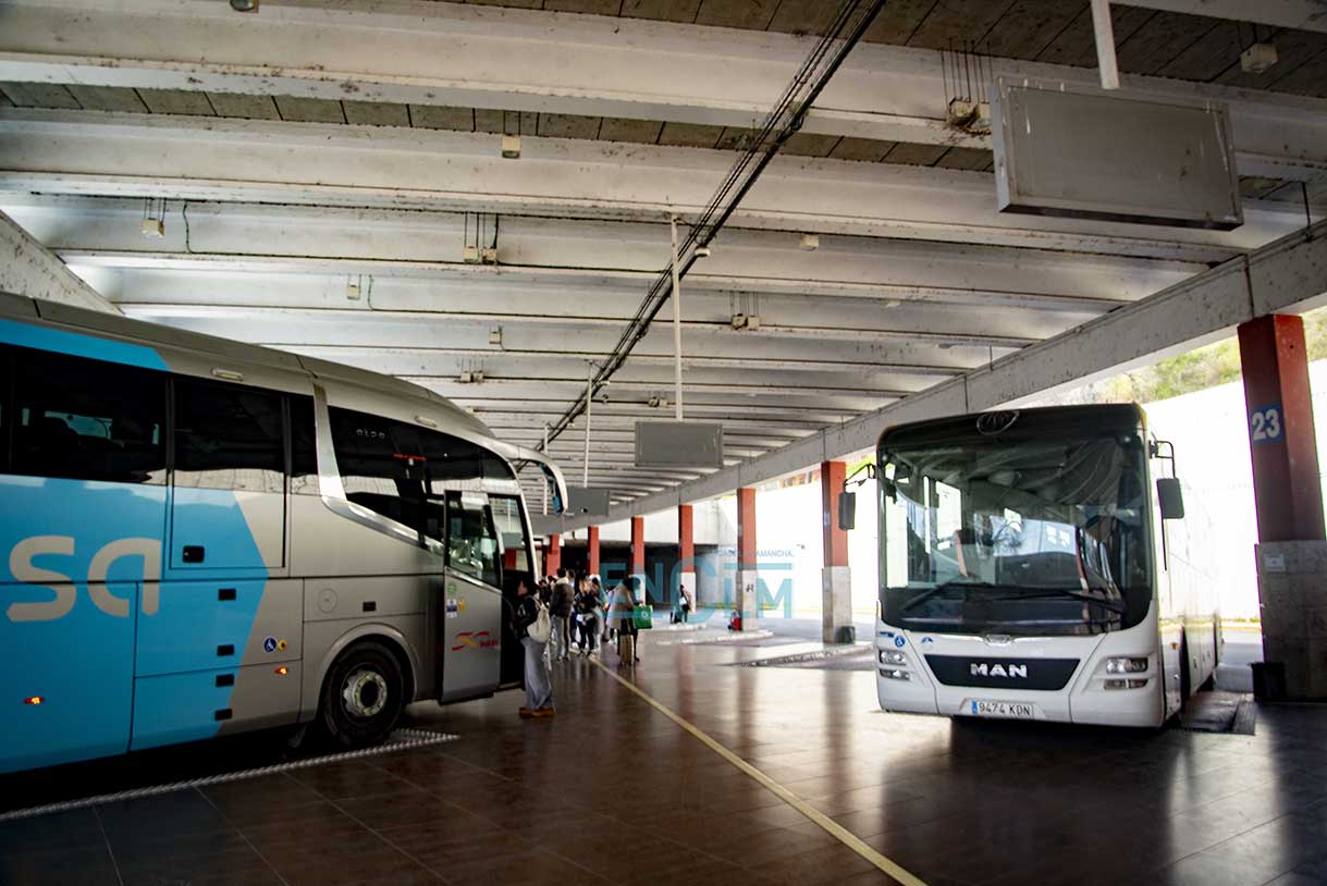Estación de bus de Toledo. Foto: ENCLM/Rebeca Arango