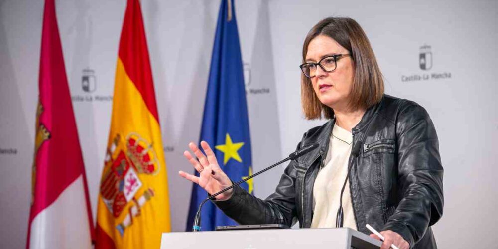 La consejera portavoz del Gobierno de Castilla-La Mancha, Esther Padilla.