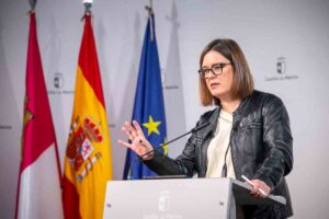 La consejera portavoz del Gobierno de Castilla-La Mancha, Esther Padilla.