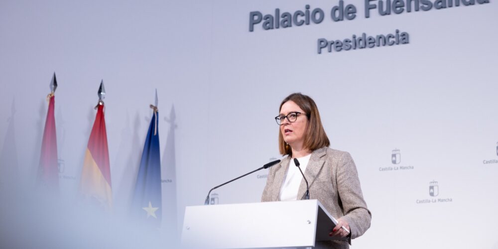 La consejera portavoz del Gobierno castellanomanchego, Esther Padilla.