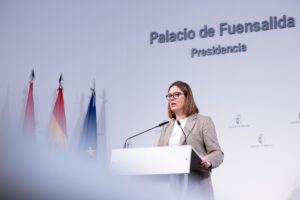 La consejera portavoz del Gobierno castellanomanchego, Esther Padilla.