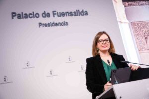 La consejera portavoz del Gobierno de Castilla-La Mancha, Esther Padilla.