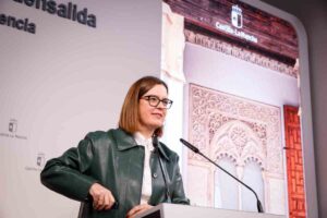 La consejera portavoz del Gobierno de Castilla-La Mancha, Esther Padilla.