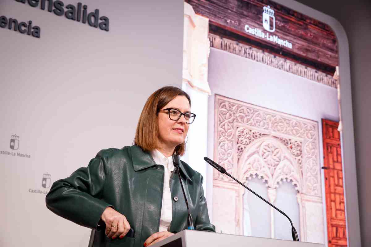 La consejera portavoz del Gobierno de Castilla-La Mancha, Esther Padilla.