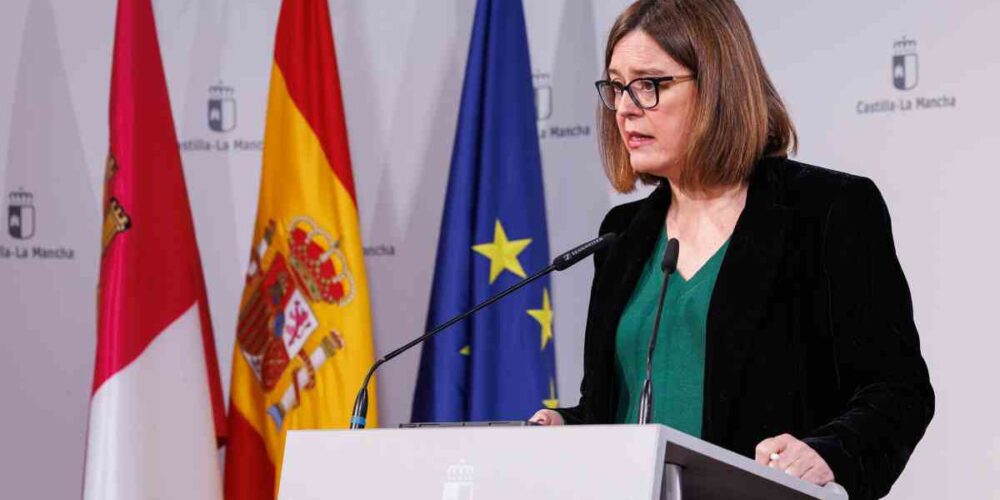 La consejera portavoz del Gobierno de Castilla-La Mancha, Esther Padilla.