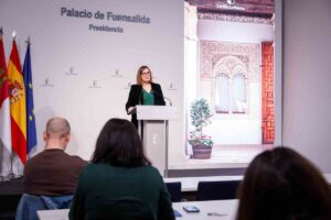 Esther Padilla, consejera portavoz del Gobierno de Castilla-La Mancha.