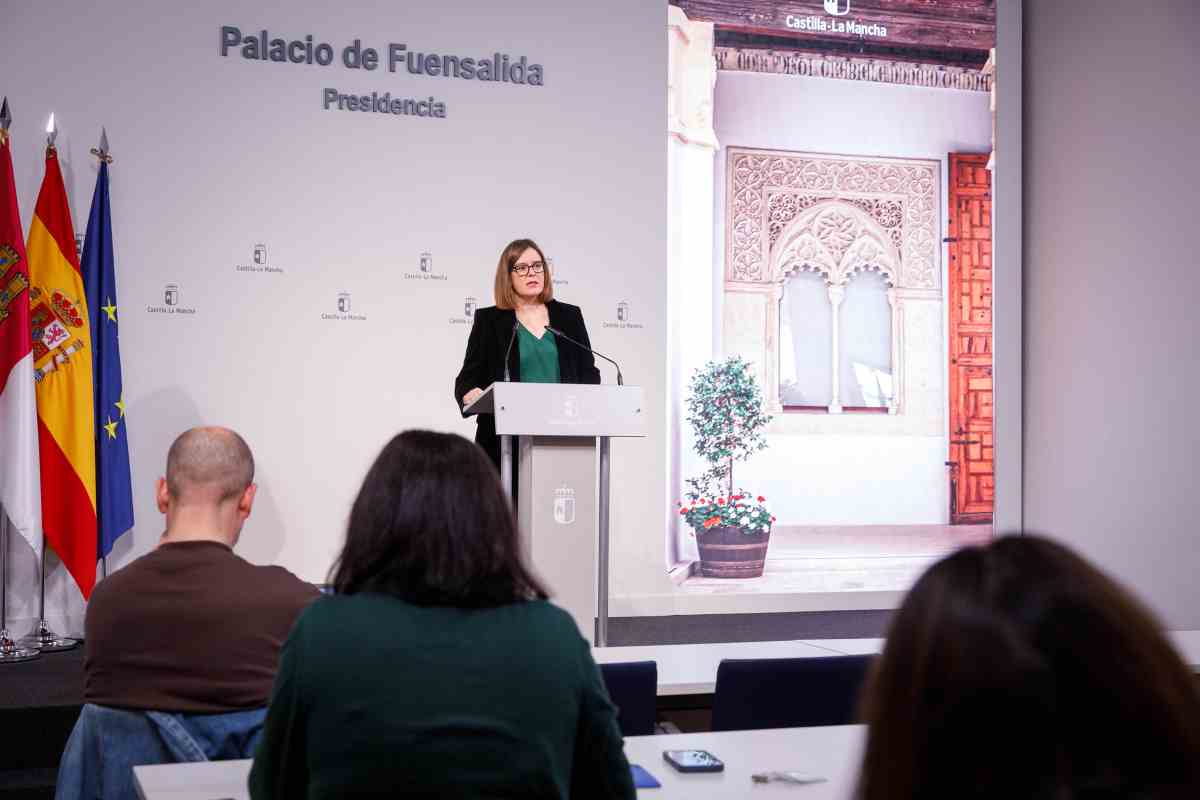 Esther Padilla, consejera portavoz del Gobierno de Castilla-La Mancha.