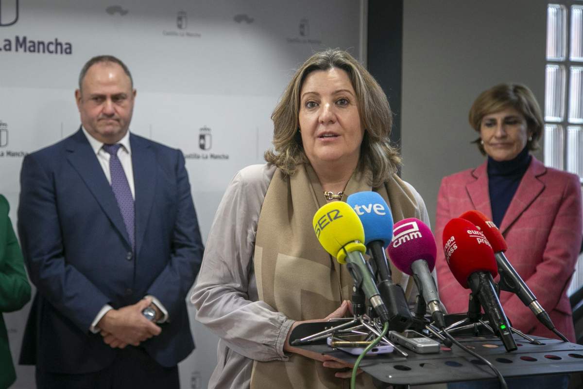 Patricia Franco, antes de la la reunión del Observatorio Regional del Impacto de los Aranceles.